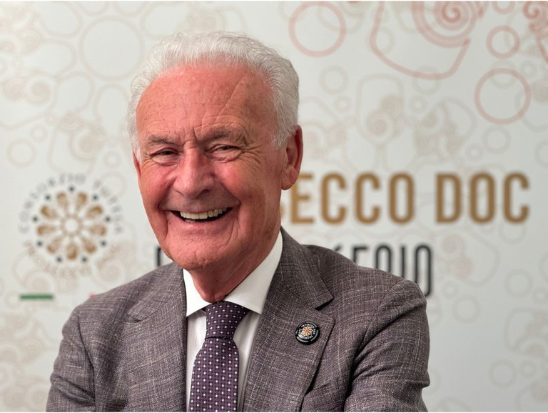 Der Präsident des Konsortiums Prosecco DOC, Giancarlo Guidolin