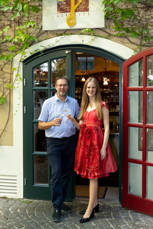 Jürgen Geyer mit Katharina Baumgartner
