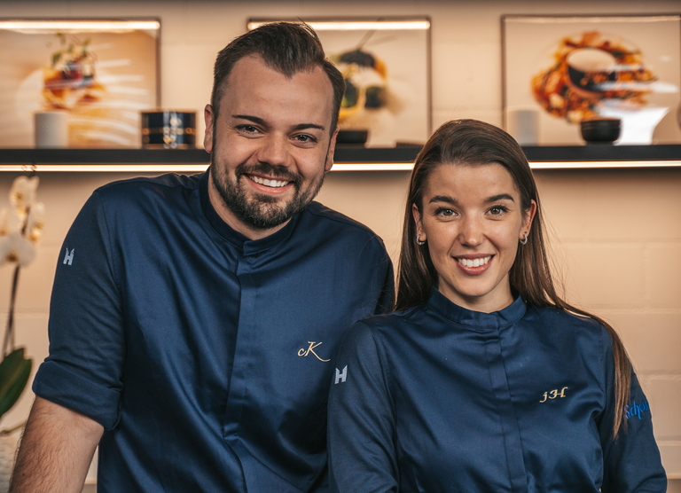 Christopher Knippschild und Johanna Hagen