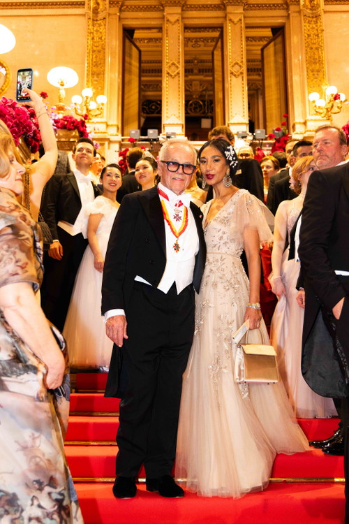 Starkoch Wolfgang Puck und Gattin Gelila © Xenia Trampusch