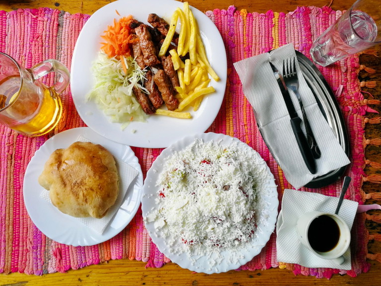 Ein Restaurantbesuch in Skopje