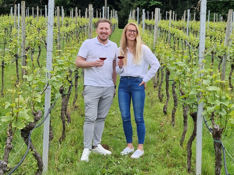 Eros Teboni mit Elisabeth Gottardi