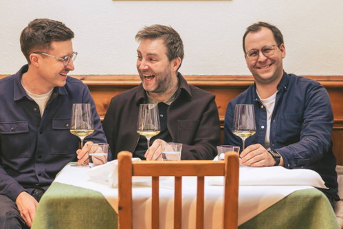 Fabian Löffler, Johannes Sumpich und Fabian Nestler