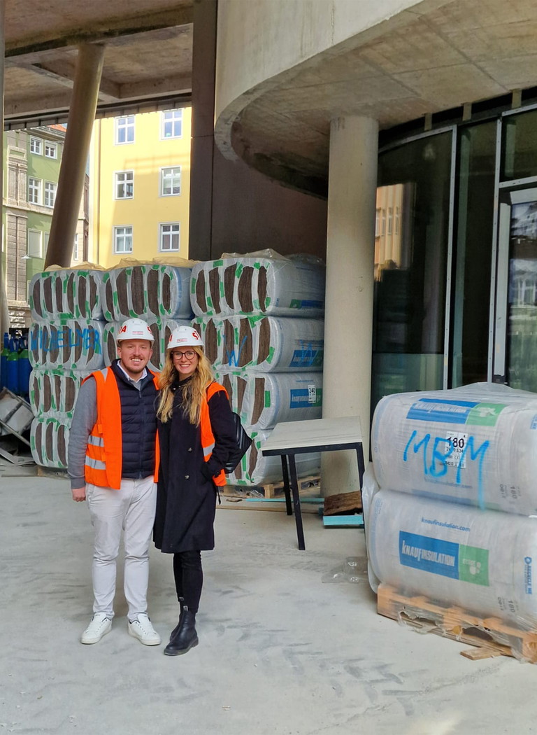 Eros Teboni mit Elisabeth Gottardi.