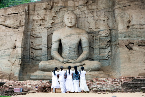 Sri Lanka Polonnaruwa, Samadhi Statue