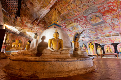 Sri Lanka, Dambulla Höhlentempel