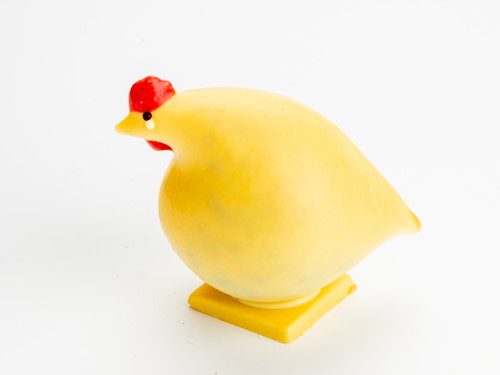 Huhn Olga – weisse Schokolade mit Pistazien
