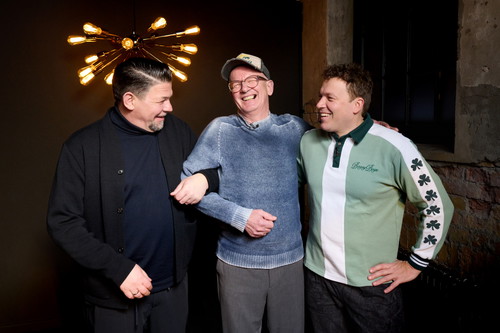 Tim Mälzer, Helmut Rachinger und Philip Rachinger