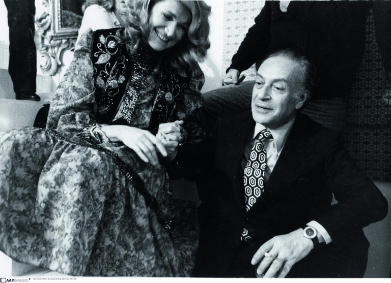 Renato Guttuso con la moglie Mimise