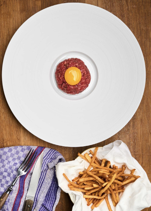 Steak Tatar mit Pommes
allumettes