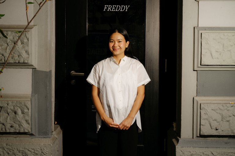 Jana Heinichen vor dem «Freddy»