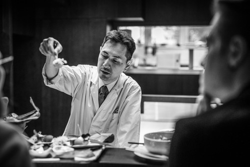 Kentaro Fujita am Chef's Table im neuen Mizu No Yama in Mondsee
