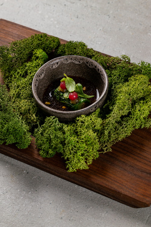 Roulade – Salat – Fichtenpollen