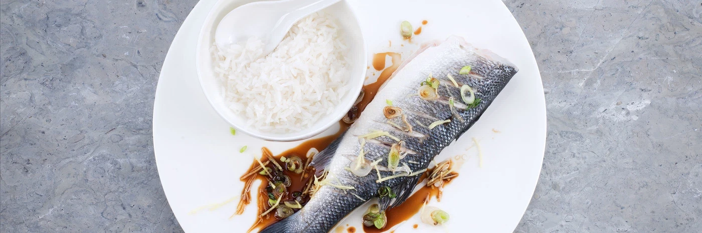 Steamed Fish with Spring Onion and Ginger - Recipes - Falstaff