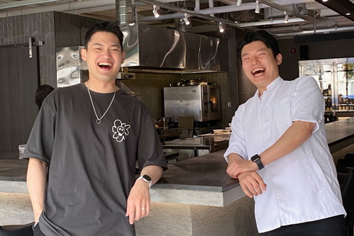 Sommelier Kim Jin-ho (l.) und Küchenchef Jeon Seong-bin.
