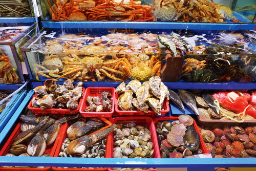 Noryangjin-Fischmarkt in Seoul