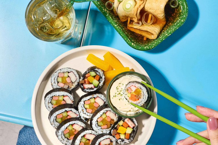 Gimbap ist die koreanische Version von Sushi.