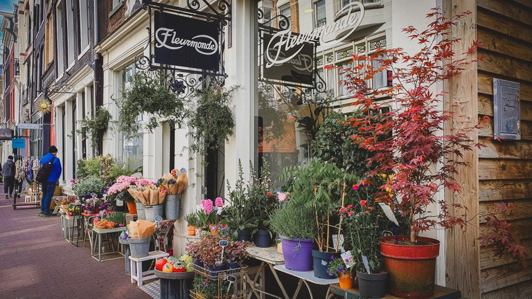 Blumenladen in Amsterdam