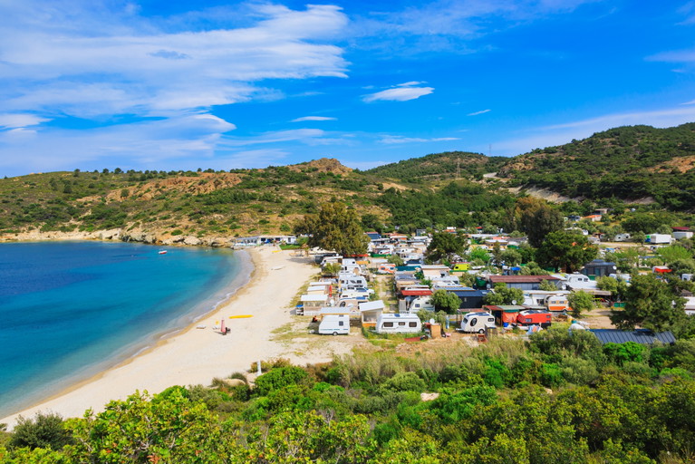 Campingplatz direkt am Strand