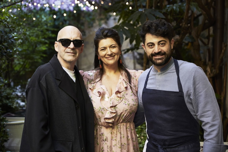 Antonio Marras, Antonella Paternò Rana e Chef Francesco Sodano