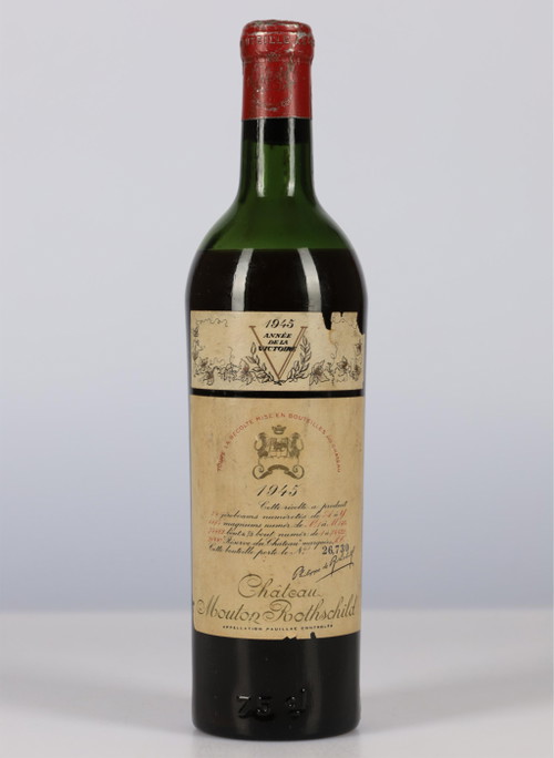 1945 Château Mouton Rothschild, Bordeaux, 100 Falstaff-Punkte