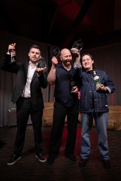 The winners - Eric Söderlund,  Victor Nordelöf, Toby Green
