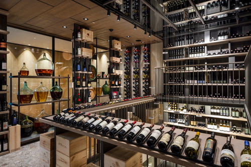 Der Weintresor des Hotels