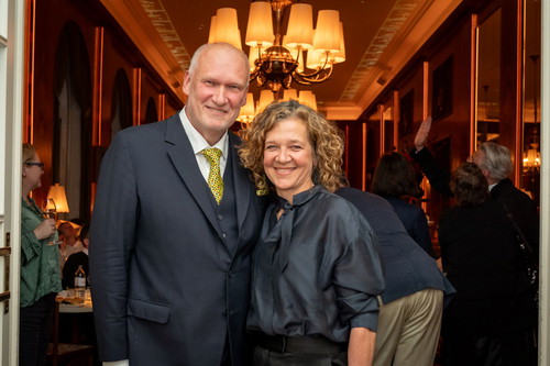 Irmgard und Bernd Querfeld bei der Eröffnung des »Café Landtmann bei Nacht«