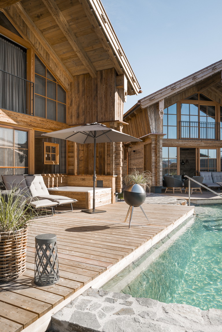 Alpzitt Chalets im Dorf,