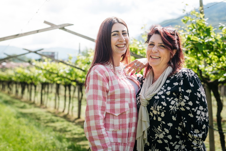 Lucia Letrari e la figlia Margherita