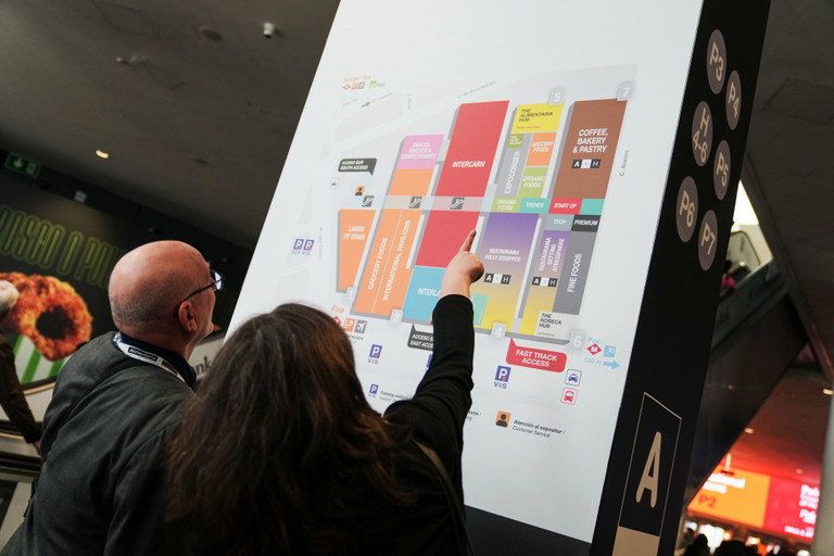 The trade show featured a wide range of topics.