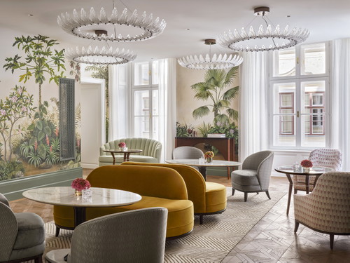 Der Salon Aurelie versprüht Eleganz.