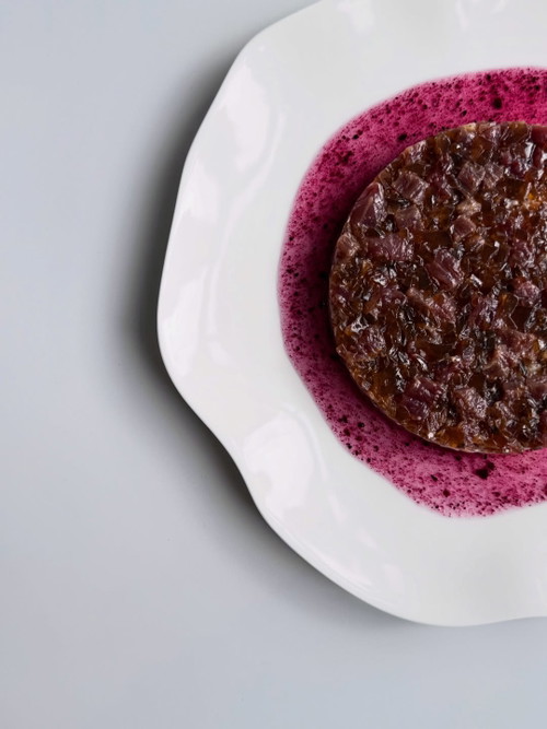 Aged Beef | Sticky Rice | Purple Kohlrabi