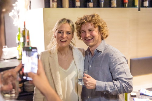 Tina Ritschl mit Dr. Bohl