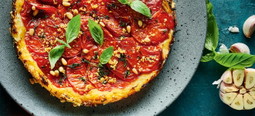 Paradajkový obrátený koláč tarte tatin