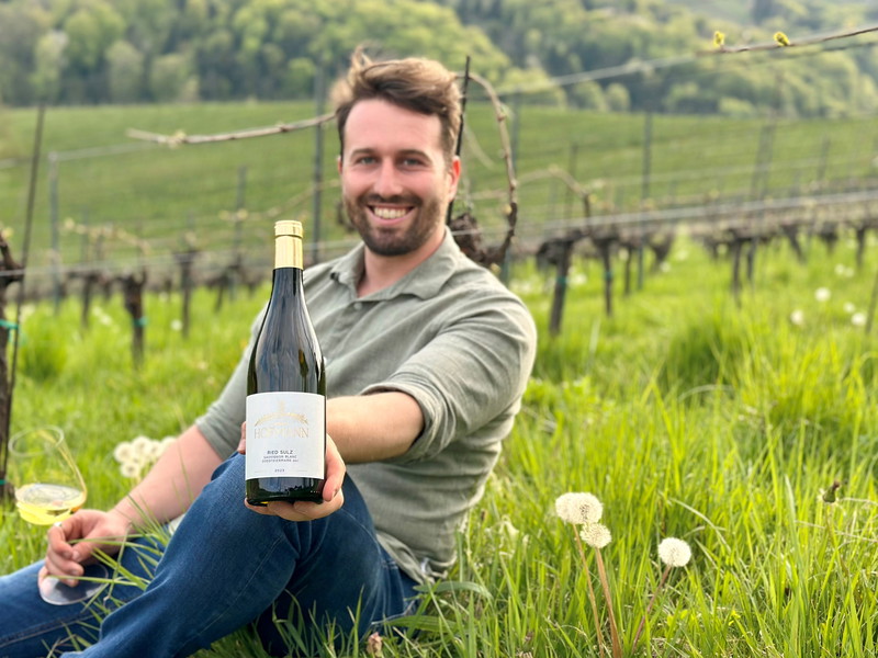 Kevin Hofmann mit dem besten Sauvignon Blanc Österreichs.