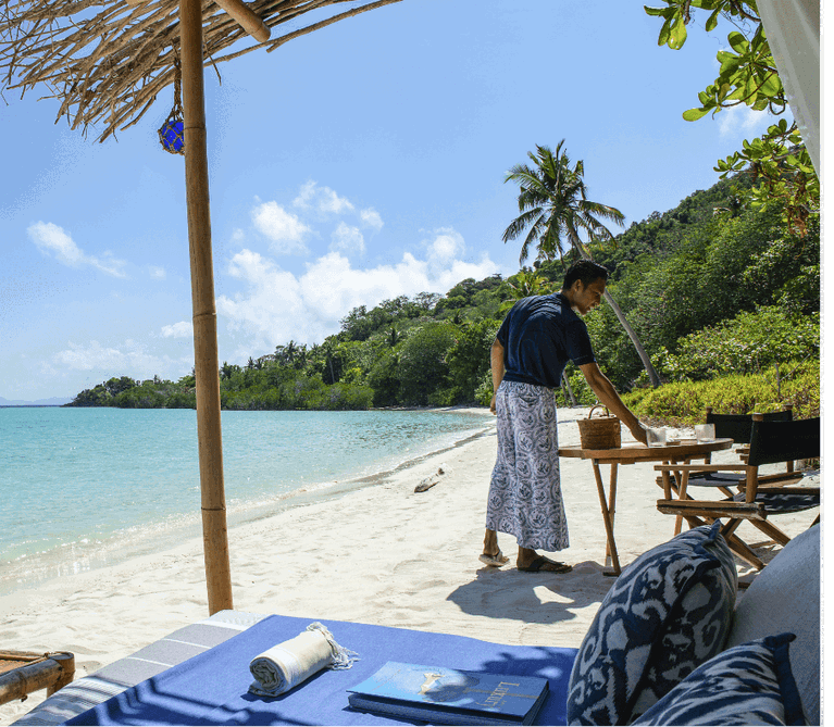 Castaway-Feeling im Bawah Reserve