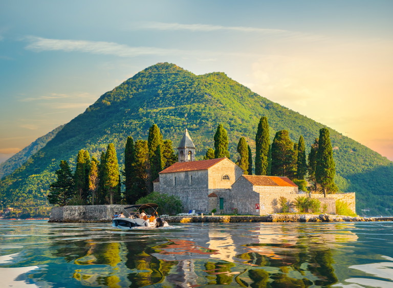 St. George Island in der Nähe von Perast, Montenegro