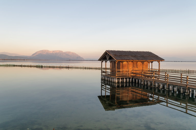 Fischerhaus an der Lagune von Mesolonghi