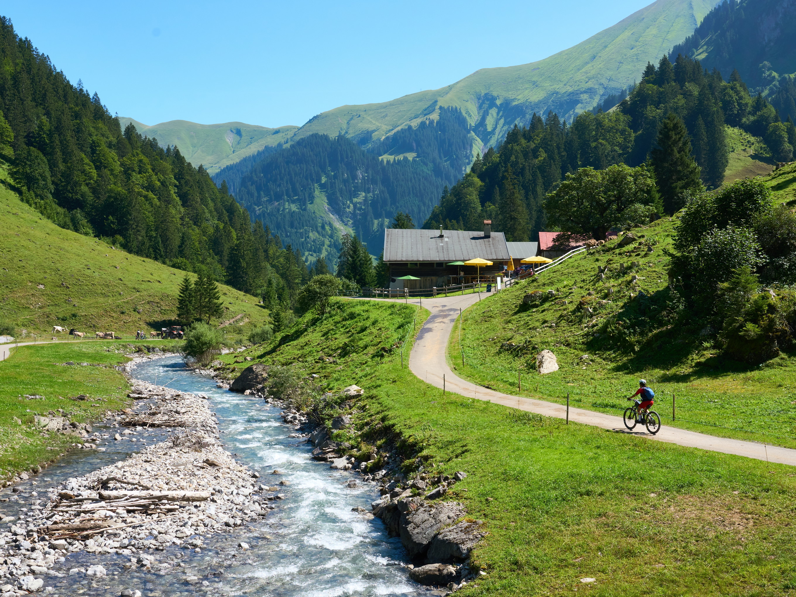 Oberstdorf in den Allgäuer Hochalpen, Bayern