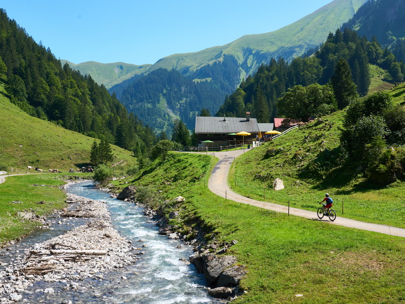 Oberstdorf in den Allgäuer Hochalpen, Bayern