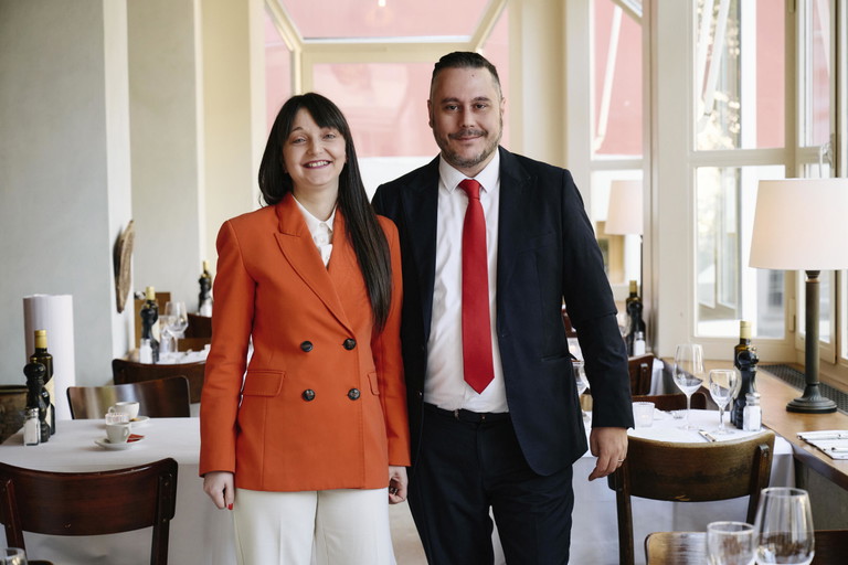 Die Geschäftsführung in Zermatt: Serena Agricoli und Fabio Tornabene