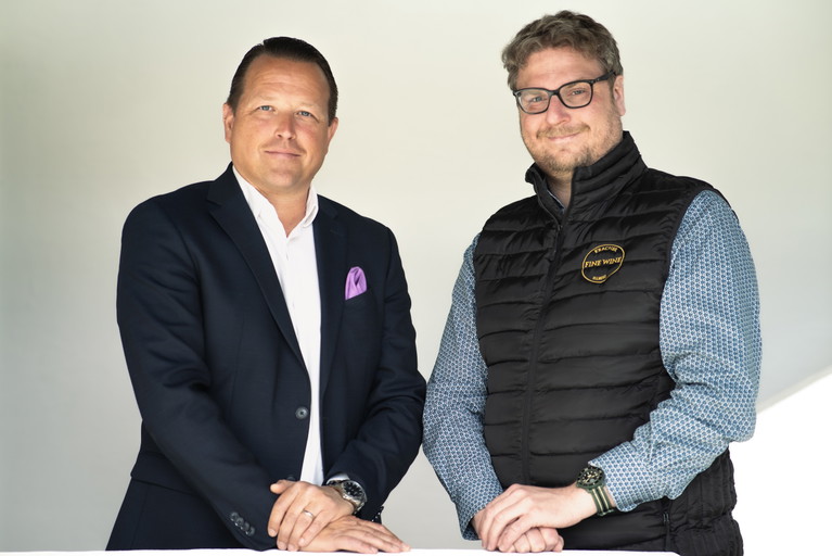 Sascha Ludwig mit Hans Martin Gesellmann 