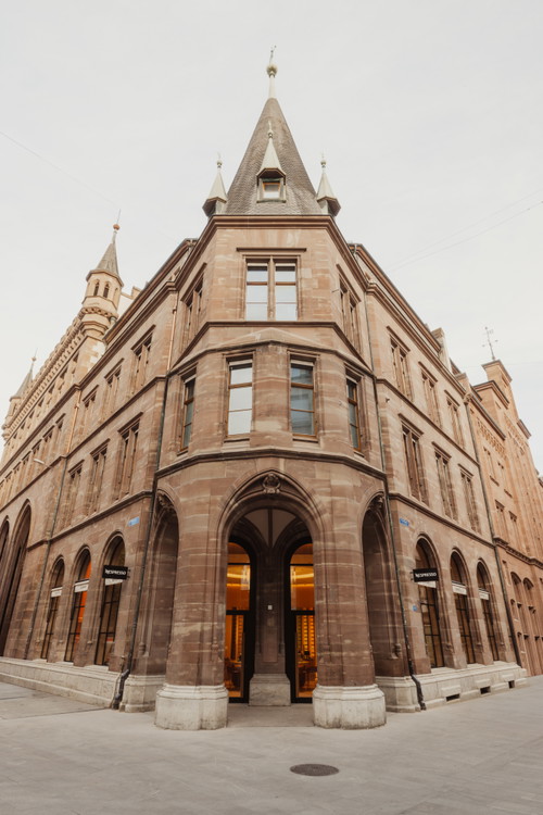 Die historische Hauptpost in Basel