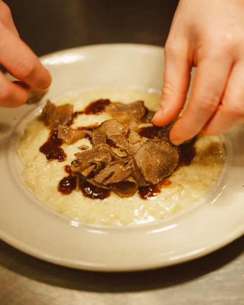 Risotto, Paleta Mangalica, Marsala &amp; winter truffles
