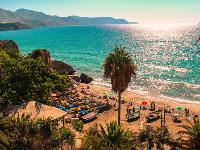 Nerja Beach in Málaga