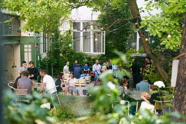 Die Markterei wird im Sommer zum Stadtheurigen
