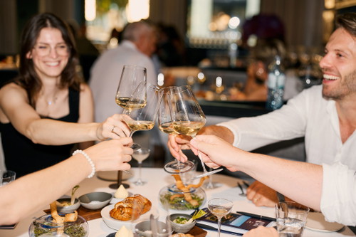 »Glasswing Restaurant by Alexandru Simon«-Wine &amp; Dine mit Tenuta La Massa © Etzlfoto