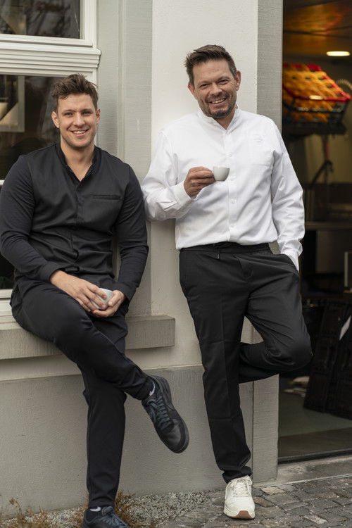 Küchenchef Jonas Grundner und Restaurantleiter Christian Ihm