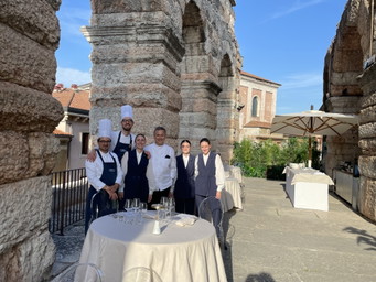 Emanuele Scarello porta l’alta cucina all’Arena di Verona